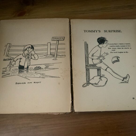 VINTAGE CHILDREN'S BOOK - 1937 - SUNNY HOUR STORIES - from GREAT BRITAIN - Picture 6 of 10